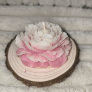 Bougie Décorative Parfumée Pivoine parfum Élixir de Rose